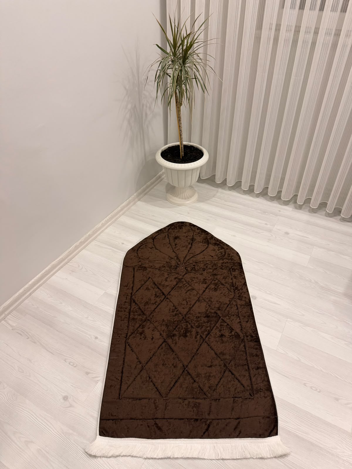 Ortopedik Kadife Seccade - Bordo